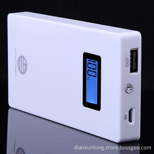 Super Thin 5500mAh Li Polymer Mobile Power Bank with LCD Display